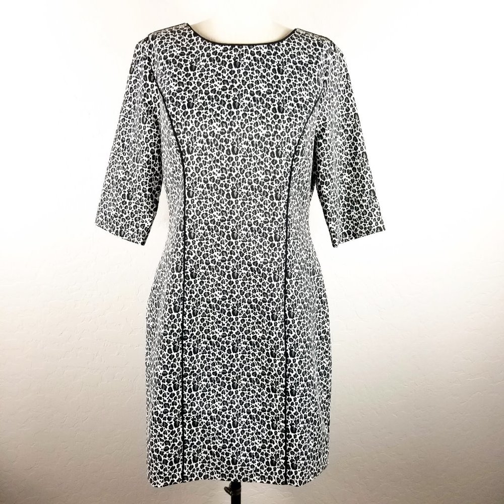 Banana Republic Animal Print Sheath Dress